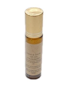 New Dani & Dior Natural Lip Oil - Strawberry 🍓 10ml Roller